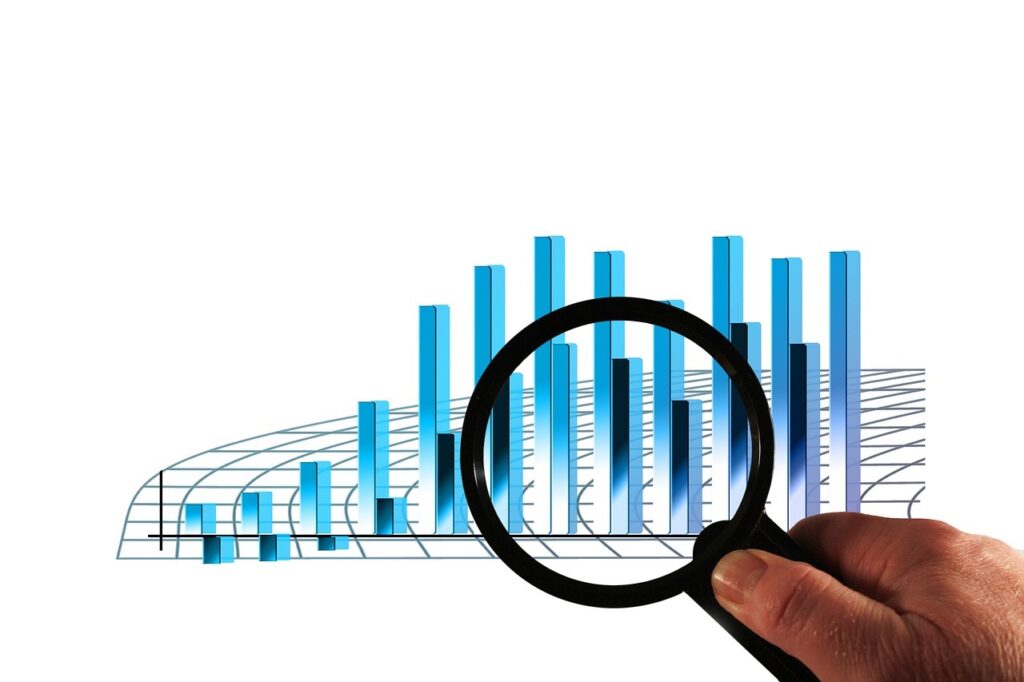 graphic presentation of statistics bars