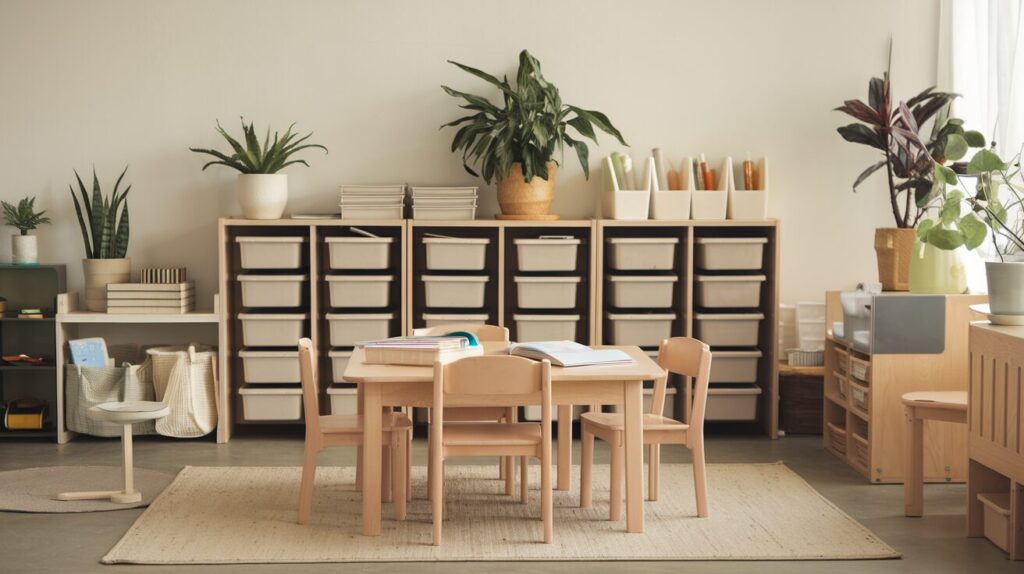 a well organized classroom 