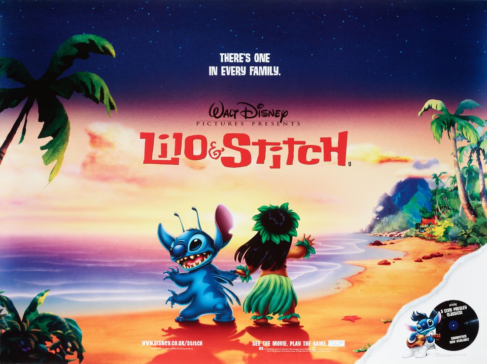 Animated scene of a young girl hugging an alien creature.
